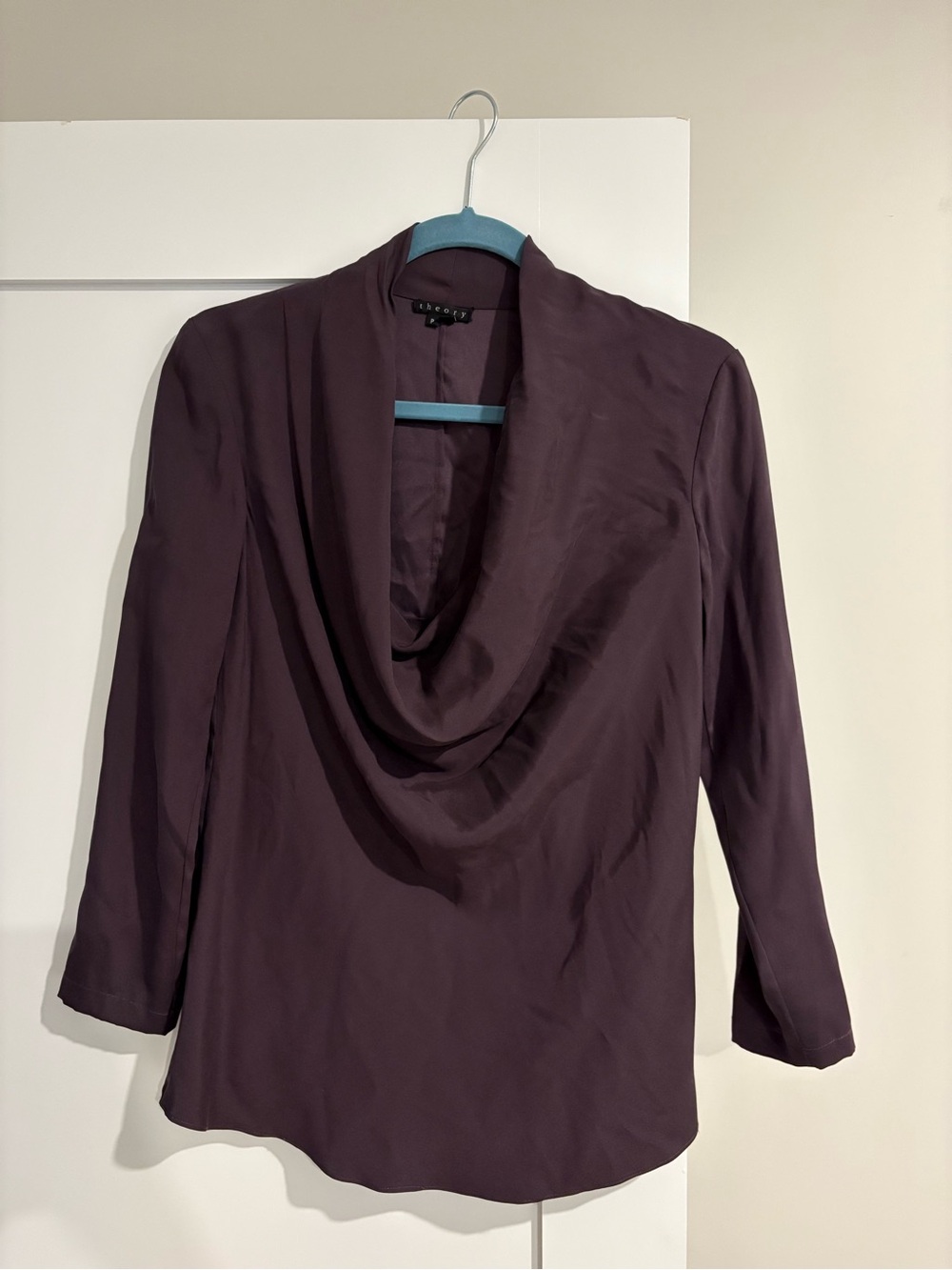 Theory Cowl Neck Blouse